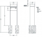 Preview: RENZ Briefkastenanlage freistehend, Tetro, Edelstahl V4A, Kastenformat 370x220x270mm, 1-teilig